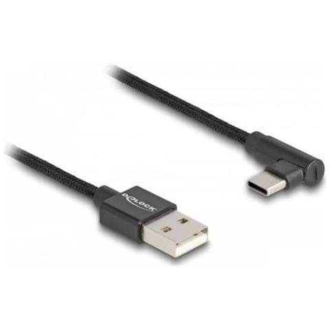 80029 Cavo Usb 0,5 M Usb 2.0 Usb A Usb C Nero - Foto 1