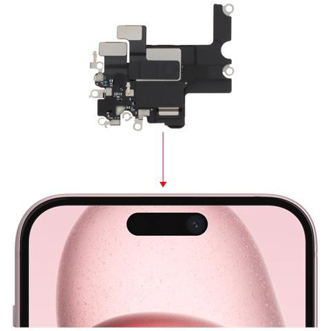 Altoparlante Interno Per Iphone 15 Plus Auricolare Di Ricambio - Foto 4