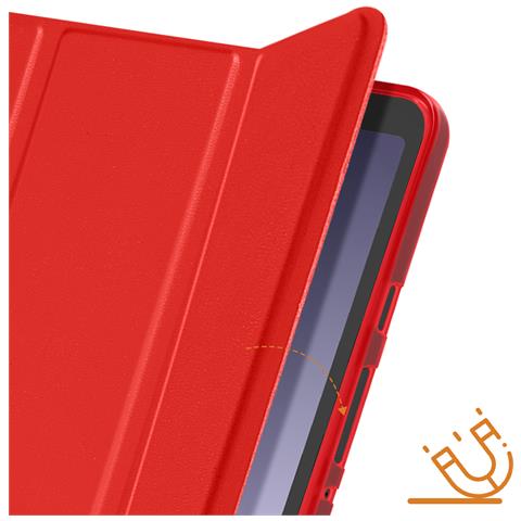 Custodia Per Samsung Tab A9 Copertina Supporto Tre Alette Standby - Foto 5