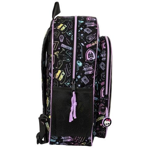 Zaino Per Bambini Monster High Nero 32 X 38 X 12 Cm - Foto 2