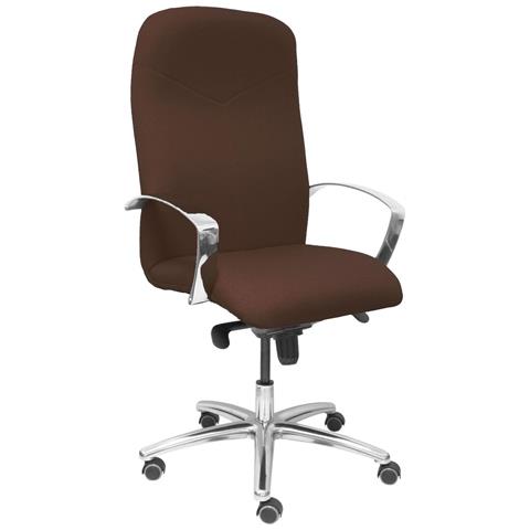 Poltrona Da Ufficio Caudete Bali463 Marrone Scuro - Foto 1