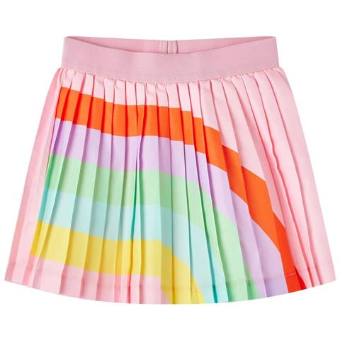Gonna Plissettata Da Bambina Rosa Chiaro 128 - Foto 1