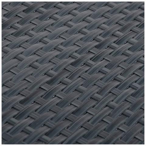 Paravento Da Balcone Antracite 500x80 Cm In Polyrattan - Foto 8