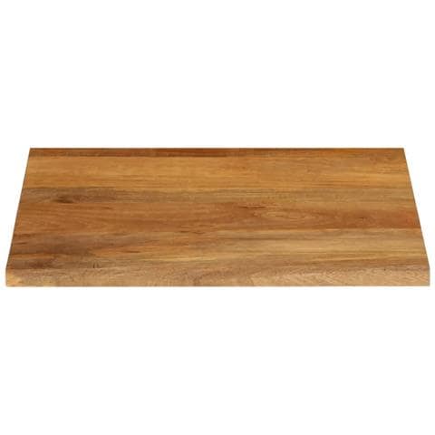 Piano Tavolo Bordi Vivi 60x60x2,5 Cm In Legno Massello Di Mango - Foto 3