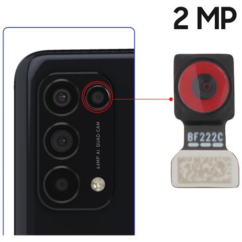 Fotocamera Posteriore Obiettivo Macro 2mp Per Oppo Find X3 Lite - Foto 4