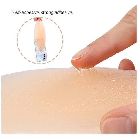 Toppe In Silicone Per Gamba Dritta Transparent - Foto 2