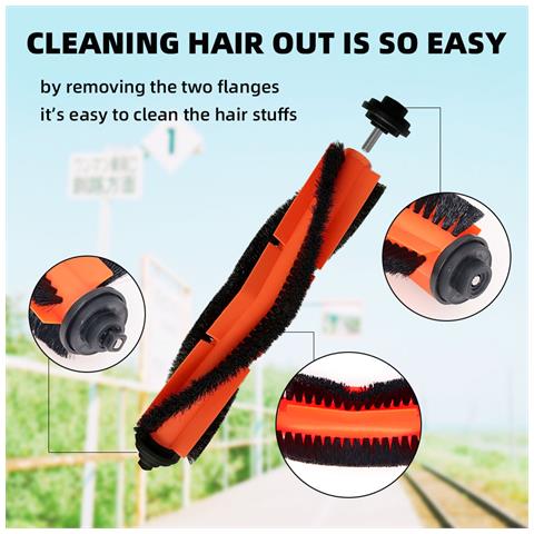 Accessori Per Aspirapolvere Robot Xiaomi Mijia G1 Mjstg1, 1 Spazzola Principale, 2 Spazzole Laterali, 1 Panno Per Mocio, 2 Filtri Hepa - Foto 2