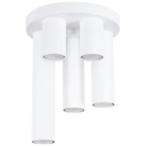 Lampada A Soffitto Lagos 5p Bianco Sl. 1465 - Moderno Lampada Da Soffitto Bianco 33x25x25 Cm - Foto 1
