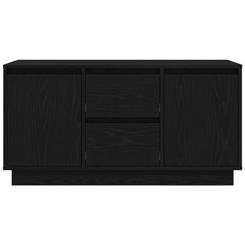 Mobile Porta TV con Luci LED Rovere Nero 100x41x50 cm - Foto 10