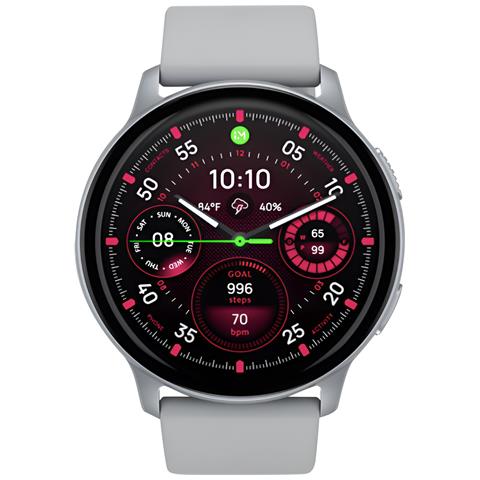 Smartwatch Sportivo Salute 7 Giorni Impermeabile Ip67, Argento - Foto 2