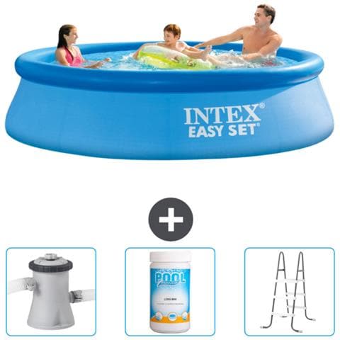 Piscina Fuori Terra - In Giro - 305x305x76 Cm - Blu - Include Accessori Coordinati Cb84 - Foto 1