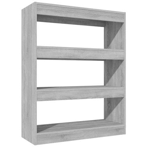 Lusso Casadino -  Libreria/divisorio Grigio Sonoma 80x30x103 Cm Legno Multistrato - Foto 1