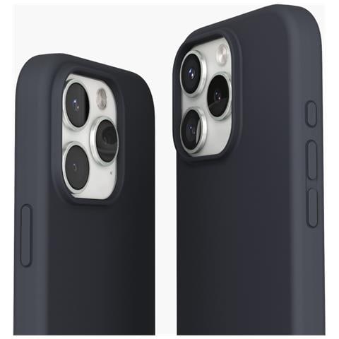 Soft Silicone Case custodia per cellulare 17,5 cm (6.9") Cover Blu marino - Foto 2
