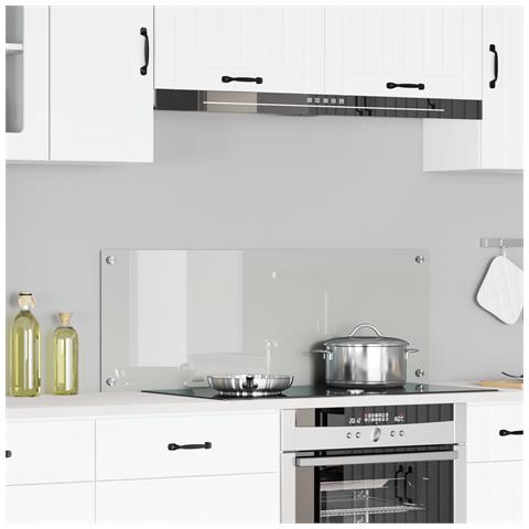 Schienale da Cucina  Clear 110x40x0.6 cm in Vetro Temperato - Foto 2