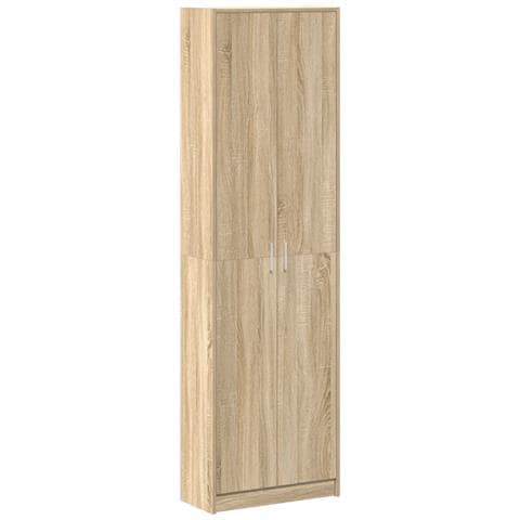 Armadio Rovere Sonoma 55x25x189 cm Legno Ingegnerizzato - Foto 1