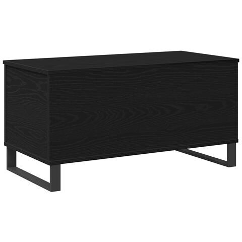 Tavolino da Caffè Rovere Nero 90x44.5x45 cm Legno ingegnerizzato - Foto 1