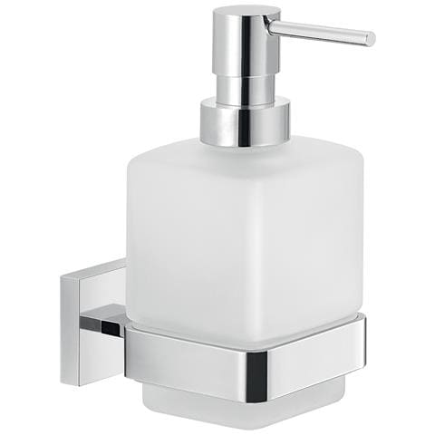 Dosasapone Con Erogatore In Ottone Da Muro In Ottone, Alluminio E Cromall A081 Gedy Serie Elba Cromato - Foto 1