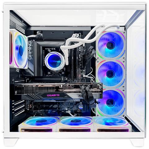 Pc Gaming Estremo Nitro Plus V2 Bianco - R7 7800x3d, Rtx 5070 12 Gb, 32 Gb Ddr5, 2 Tb M2, Win11 - Pronto Per Giocare - Foto 2