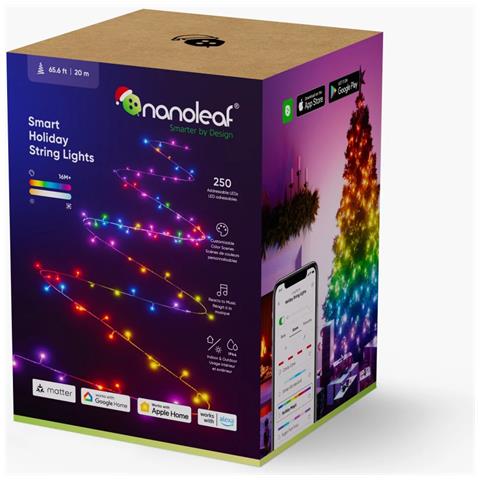 Holiday Stringa di luci intelligenti Wi-Fi /Bluetooth - Foto 2