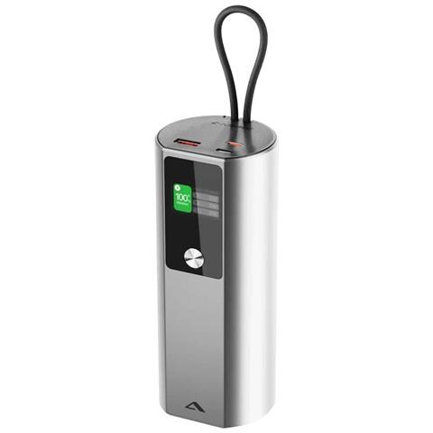 Powerbank Ark Pro 27600mah Usb 160w Con Schermo E Cavo, Grigio - Foto 1