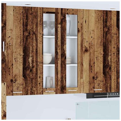 Armadio pensile con porta Riga Legno vecchio 60 x 31 x 100 cm - Foto 2