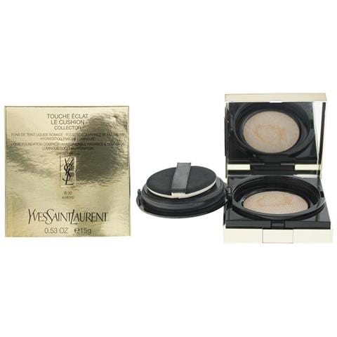 , Touche Eclat Le Cushion Collector, Pigmenti Dorati E Antiossidanti, Luminoso, Fondotinta Liquido, B30, Mandorla, 15 G - Foto 1