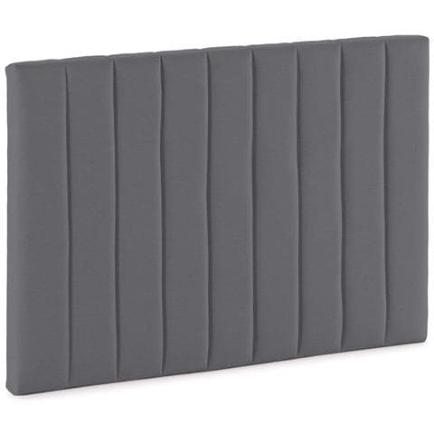 Testiera Imbottita Eris 90x60 Cm Grigio Scuro - Foto 1