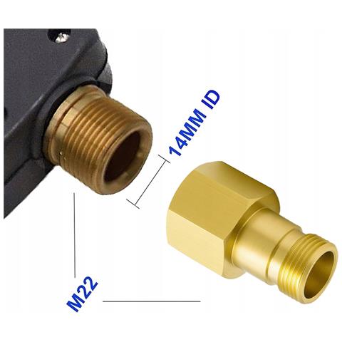 Pistola Alta Pressione 4350 Psi Con Set Di 5 Ugelli + Adattatore Easy!lock M22 | 300 Bar | Compatibile Con Kärcher Hd /hds - Foto 8