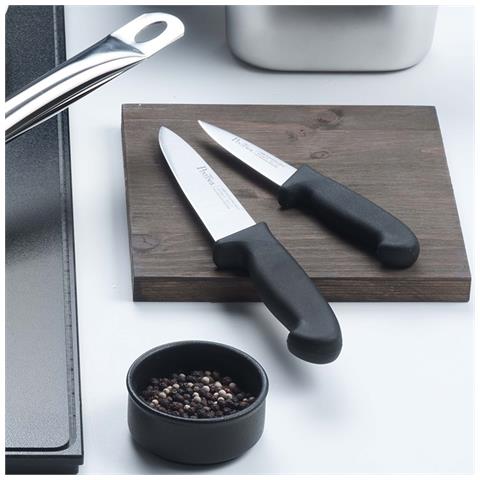 Coltello disossatore Professionale P-9000 - Lama da 15cm in Acciaio Inox Forgiato - Manico Antiscivolo ergonomico nero - Per Disossare Carne e Pollame - per Uso Domestico e Professionale - Made in Italy - Foto 2