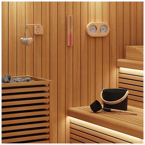 Set di Accessori per Sauna 5 pcs Nero - Foto 2