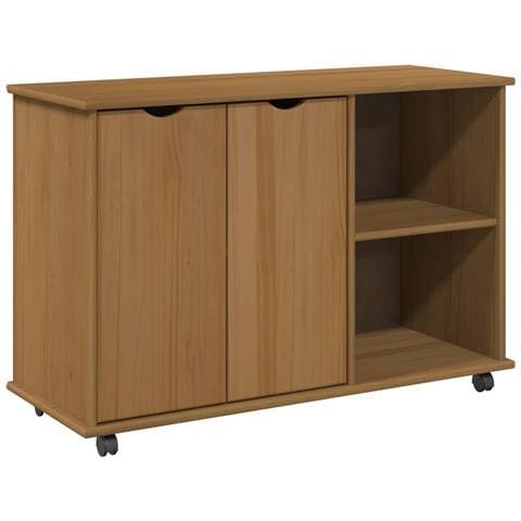 Mobile con Ruote con ruota Marrone miele 100 x 39 x 65,5 cm - Foto 1