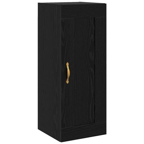Armadietto a muro Rovere Nero 34,5 x 34 x 90 cm - Foto 1