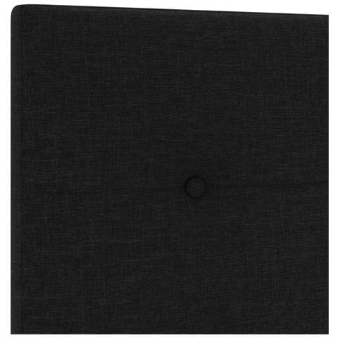 Letto box spring con materasso Nero 140 x 200 cm Tessuto - Foto 2
