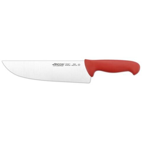 Serie 2900 - Coltello da macellaio - Lama Acciaio Inossidabile Nitrum 250 Mm - Manico Polipropilene Colore Rosso - Foto 1