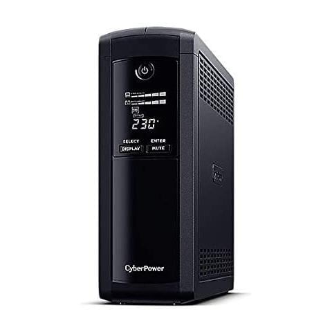Gruppo di Continuità (UPS) ValuePRO VP1200ELCD a Linea Interattiva 1200VA / 720W 5 Prese Schuko / USB / RS-232 - Foto 1