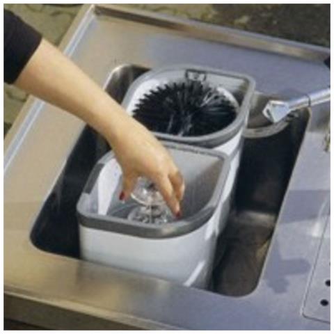 Spazzola Lavabicchieri Delfin 2-pot 1100, Piccola - Foto 2