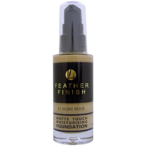 , Feather Finish, Fondotinta Opacizzante Idratante, 01 Ivory Beige, 30 Ml - Foto 1