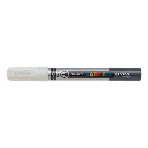 Marcatore A Tempera Graduate Mark All Punta Tonda 1 Mm Bianco L6810001 - Foto 1