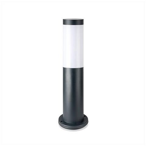 V-tac Vt-838 Portalampada Wall Light Da Giardino Con Fissaggio A Terra 45cm In Acciaio Inox Colore Grigio 1xe27 Ip44 - Sku 8959 - Foto 1