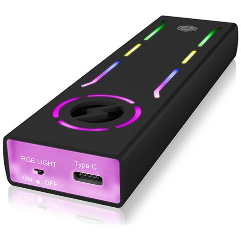 Case da Gioco da Type-C Gen 2 a PCIe NVMe M. 2 con ARGB e Radiatore Attivo - Foto 2