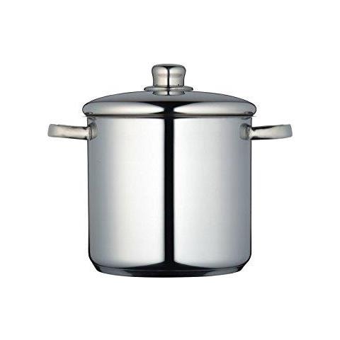 Induzione-safe In Acciaio Inox Della Pentola Con Coperchio 5.5 Litri - Foto 1