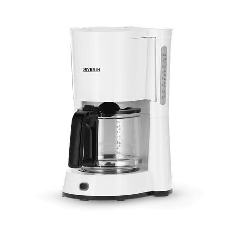 Ka4816 Macchina Da Caffè Con Filtro, 10 Tazze, Capacità: 1,4 L, Spegnimento Automatico, Caraffa In Vetro, Potenza: 1000 W, Bianco - Foto 8