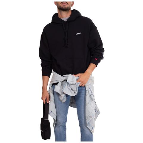 felpa levi's uomo con cappuccio