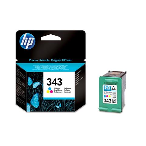 C8766EE Cartuccia Ink Originale 343 Ciano Magenta Gialla Deskjet 460C Capacità 260 Pagine - Foto 2