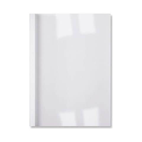 Copertine rilegatura termica LinenWeave 3 mm bianche (100) , Bianco, A4, 10,8 cm, 23,5 cm, 31 cm - Foto 1