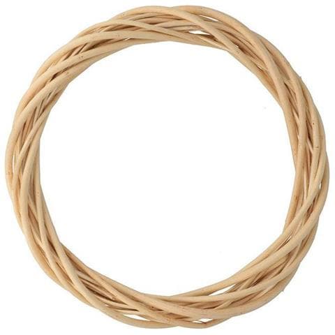 Corona Decorativa In Vimini 25 Cm - Foto 1