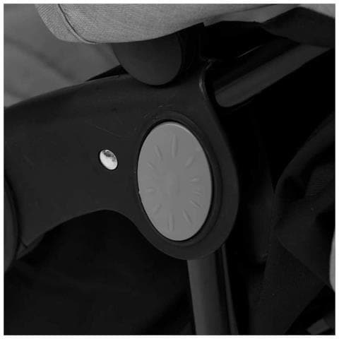 Passeggino Gemellare Grigio Chiaro in Acciaio - Foto 10