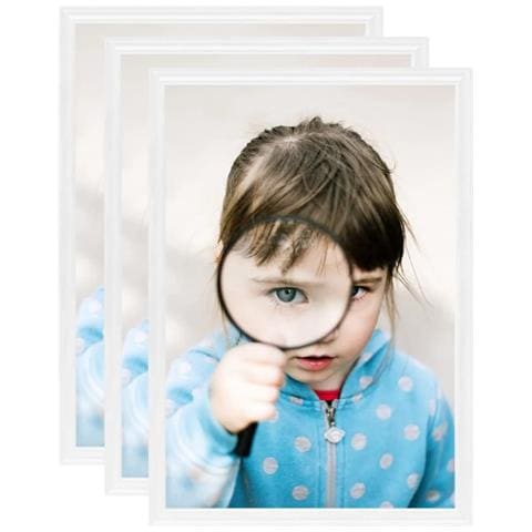 Cornici Foto Collage 3 pz per Tavolo Bianche 15x21 cm in MDF - Foto 1