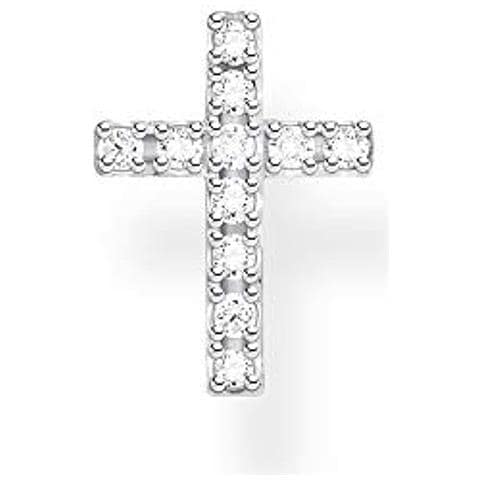 , Orecchini Da Donna A Forma Di Croce, In Argento Sterling 925 - Foto 1