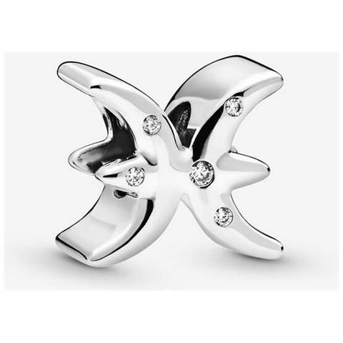 Charm Dello Zodiaco Pesci Scintillante - Foto 1